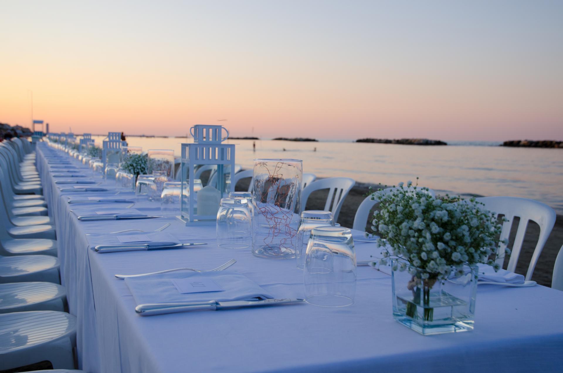 cenare sul mare in hotel 3 stelle a bellaria